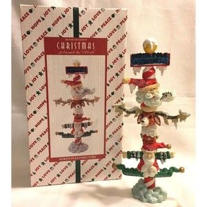 NORTH POLE DIRECTORY Santa Christmas Around World 1997 House of Lloyd 11"